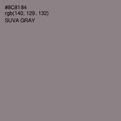 #8C8184 - Suva Gray Color Image
